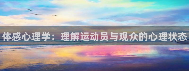 利记官网下载平台是正规平台吗安全吗：体感心理学：理解