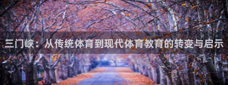 利记官方正版app集团logo：三门峡：从传统体育到