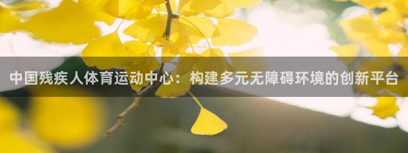 利记官网下载招商电话：中国残疾人体育运动中心：构建多元无障碍