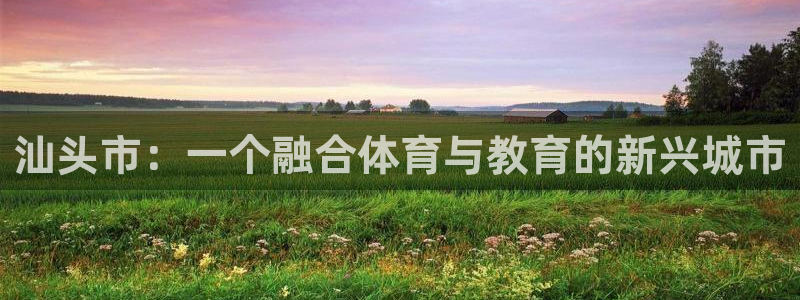 利记官方正版app官网：汕头市：一个融合体育与教育的新兴城市